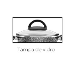 Cuscuzeira Panela Para Cuscuz Alumínio 2,85L Tampa De Vidro:Cinza - 4