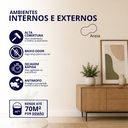 Ver imagem 2 de Tinta Acrílica Standard Fosco 3.6L Cor Areia Antimofo Baixo Odor Durín