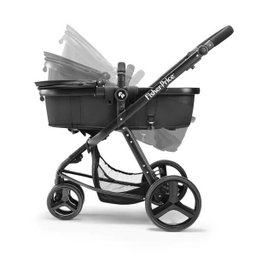 Carrinho Berço Com Moisés Heritage Fisher Price Preto - BB553 BB553 - 15