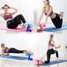 Suporte Abdominal Para Exercícios Físicos Base X Treino Fit - Azul claro - 5