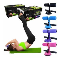 Suporte Abdominal Para Exercícios Físicos Base X Treino Fit - Azul claro - 2