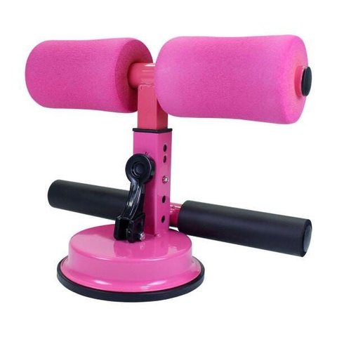 Suporte Abdominal para Exercícios Físicos Base X Treino Fit - Rosa Pink