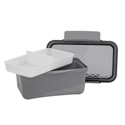 Pote Marmita 3 Compartimentos Top Resistente Dia a Dia - 4 Pote Marmita 3 Compartimentos Top Resistente Dia a Dia - 4