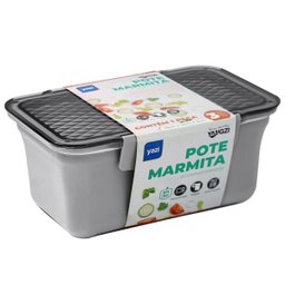 Pote Marmita 3 Compartimentos Top Resistente Dia a Dia - 3 Pote Marmita 3 Compartimentos Top Resistente Dia a Dia - 3