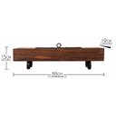 Ver imagem 2 de Linda Lareira Grande de Madeira para Mesa de Área Gourmet Moderna