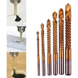 Kit 6 Brocas Espiral Corte Lateral 3-4-5-6-6,5-8mm - 1