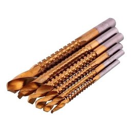 Kit 6 Brocas Espiral Corte Lateral 3-4-5-6-6,5-8mm - 3