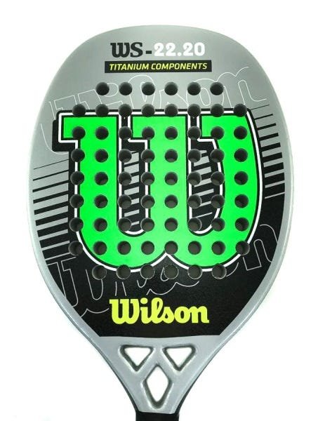 Raquete Beach Tennis Wilson WS - Cinza/Verde - 2