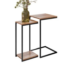 kit Mesa Lateral ou Canto para Sala ou Auxiliar Apoio de Sofá Aurora - ÉdeCasaMóveis                                                            - 1