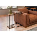 Ver imagem 2 de kit Mesa Lateral ou Canto para Sala ou Auxiliar Apoio de Sofá Aurora - ÉdeCasaMóveis