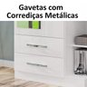 Guarda-Roupa Solteiro 2 Espelhos 2 Portas 2 Gavetas e Prateleiras Moju Mapi Móveis - 6