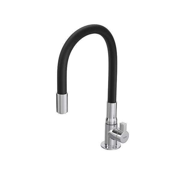 Torneira Hydra HydraMotion Flexível de Bancada Preta - 1