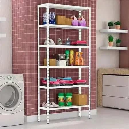 Kit 10 Estantes de Aço com 5 Prateleiras Reforçada Ideal para Arquivo - 5