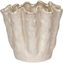 Ver imagem 1 de Vaso Decorativo Enfeite Casa Home&Co Cerâmica 15x17x16cm Marfim