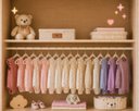Ver imagem 2 de Kit 20 Cabide Infantil Bebê Veludo Antideslizante Rister Baby
