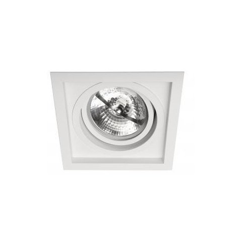 Embutido AR111 Frame Basculante 360º Alumínio BRANCO