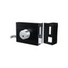 Fechadura De sobrepor 1701/100 Preto fosco Inox Stam 56421 - 1
