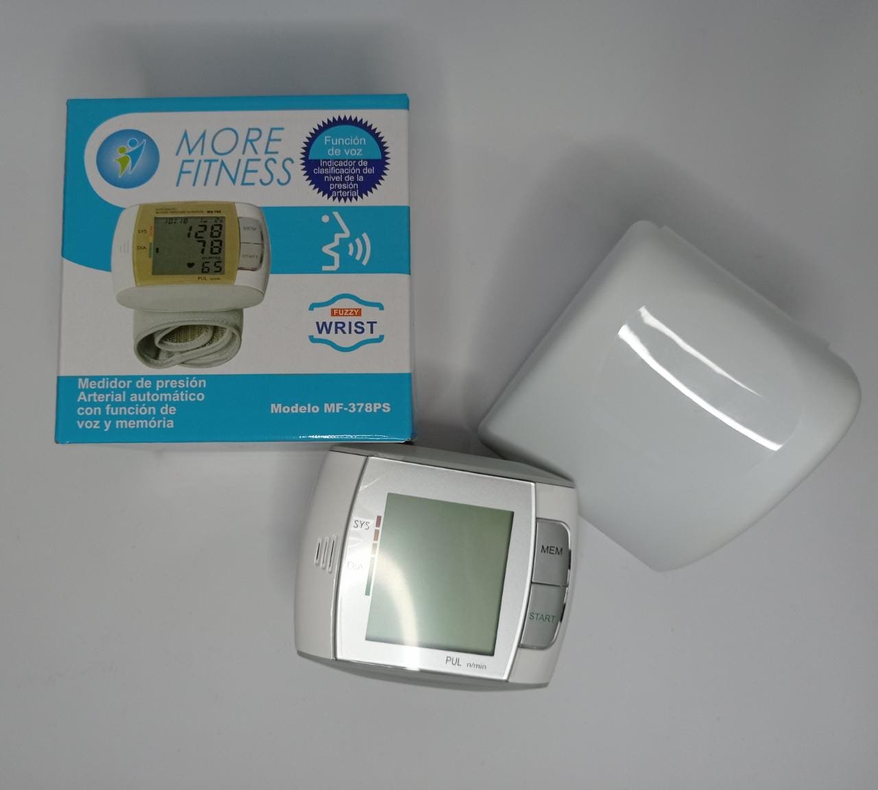 Aparelho medidor de pressão arterial digital de pulso More Fitness MF-378 - 2