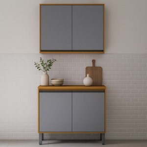 Kit de Cozinha Nala 2 Peças - Aereo + Balcão