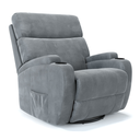 Ver imagem 1 de Poltrona do Papai Reclinável em Tecido Suede Cor Cinza Elétrica- Modelo Imperial