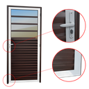 Ver imagem 2 de Porta de Cozinha Alumínio 86 Esq Vrefl.Mix Corten Brimak
