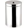 CESTO DE PLASTÍCO COM TAMPA DE AÇO INOX VIEL - 1