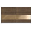 Ver mais imagens de Armário Aéreo Madesa Glamy 120 cm 2 Portas com Vidro Rustic Cor:Rustic