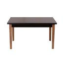 Ver imagem 2 de Conjunto Mesa de Jantar Juliette Preta 135cm com 6 Cadeiras Leda - Nude