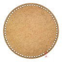 Ver imagem 1 de 05 Base Mdf Cru para Crochê Cestos Fio de Malha 30cm