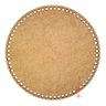 05 Base Mdf Cru para Crochê Cestos Fio de Malha 30cm - 1