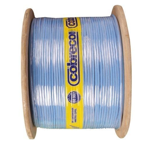 Cabo Flexivel 4,0mm Azul 750v Bobina com 700m Cobrecom - 2