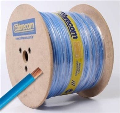 Cabo Flexivel 4,0mm Azul 750v Bobina com 700m Cobrecom - 1