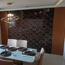 Ver imagem 7 de Painel Ripado Interno Amadeirado de Poliestireno 270cm X 12cmx1cm Formaco Decor
