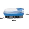 Escova Lava Louça Dispenser de Detergente Limpeza Cozinha Lavanderia:azul - 4