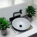 Ver imagem 5 de Cuba Redonda Pia de Apoio Sobrepor - Floripab 35cm Pq. Def