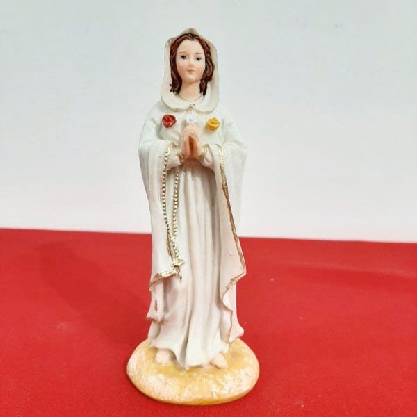 Imagem de Nossa Senhora da Rosa Mística de Resina - 15 cm