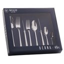 Ver imagem 3 de Faqueiro Berna 48 Peças Inox Wolff Jogo Talheres Mesa Posta Elegante Garfos Facas Colheres