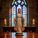 Ver imagem 3 de Imagem de Nossa Senhora Das Graças de Resina - 20 cm
