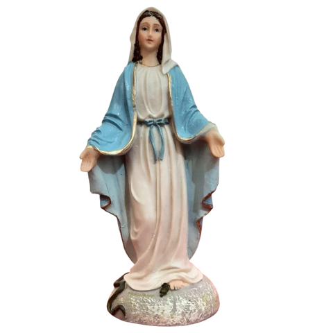 Imagem de Nossa Senhora Das Graças de Resina Modelo sem Medalha - 18 cm