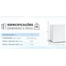Frigobar Midea MRC08B Branco 71 Litros 127 V - 9