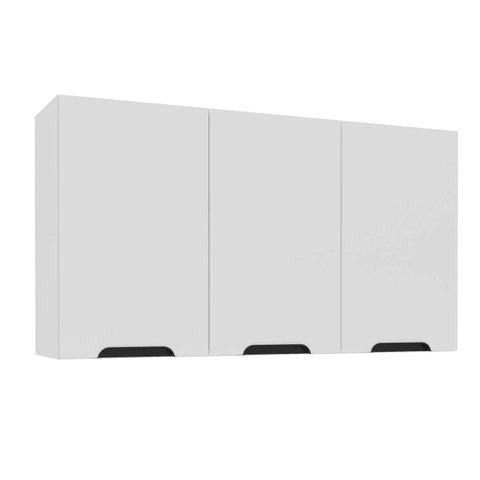 Armário Aéreo 120cm com 3 Portas 250015 Meena Politorno Moveis