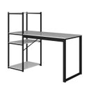 Ver imagem 2 de Mesa Gamer Escrivaninha Home Office Prateleiras