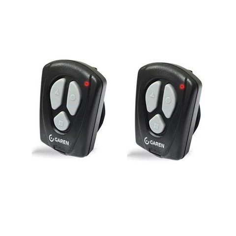 Kit 2 Controle 433,92 Mhz Motor Portão Garen Agl PPA RCG
