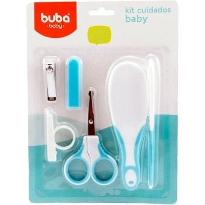 Kit Infantil Buba Cuidados Baby - 6 unidades - Azul - 1