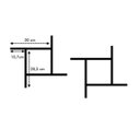 Ver imagem 6 de Kit 3 Nichos Catavento Mdf Sala Quarto