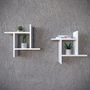 Ver imagem 3 de Kit 3 Nichos Catavento Mdf Sala Quarto