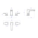 Ver imagem 2 de Misturador para Banheiro Mesa Level - Deca Deca Metais