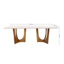 Ver imagem 5 de Mesa de Jantar Trento com 6 Cadeiras Bella Bege 160cm