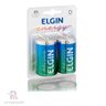 Pilha D Alcalina Elgin Grande 2 Unidades Duravel e Boa - 2