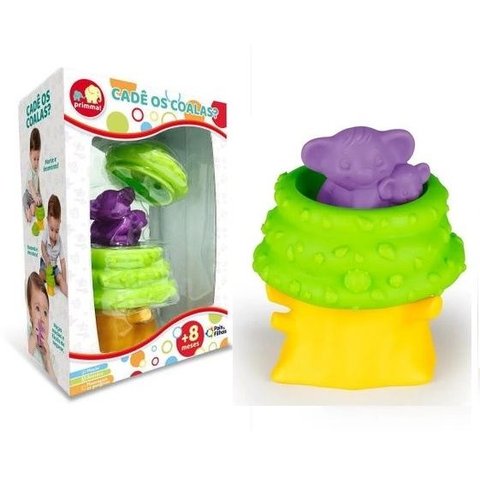 Brinquedo Didático Primma Colorido +8 Meses Cadê Os Coalas?